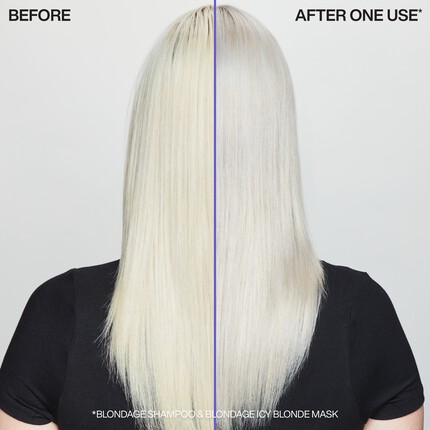 BLONDAGE COLOR DEPOSITING MASK FOR ICY BLONDE HAIR COLOR