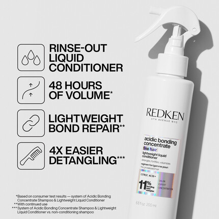 Acidic Bonding Concentrate Fine Hair Regimen Trio